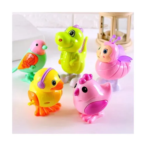 Image of SUPER TOY Jumping Bird Animals Key Operated Wind Up PO3