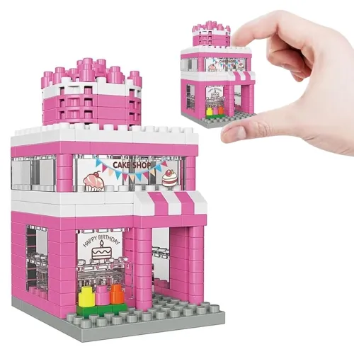 Image of SUPER TOY 228 Pcs Mini Cake Bakery Building Block