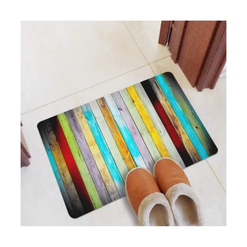 Image of Super Water Absorbent Drying Microfiber Bathroom Mat Quick Dry Shower Mat High