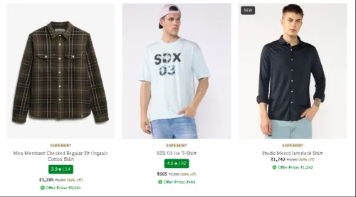 Image of Superdry Men's Clothing up to 65% Discount