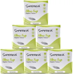 SUPEREVA Premium Quality Ultra Soft Tissue Paper Napkin (600 Tissues)