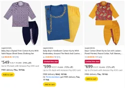 Superminis kurtas for baby boy upto 70% off