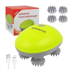 SUPERSTUD Rechargeable Electric Scalp Massager with 3 Speed Modes
