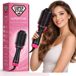 SUPERSTUD Hair Dryer Straightener Brush