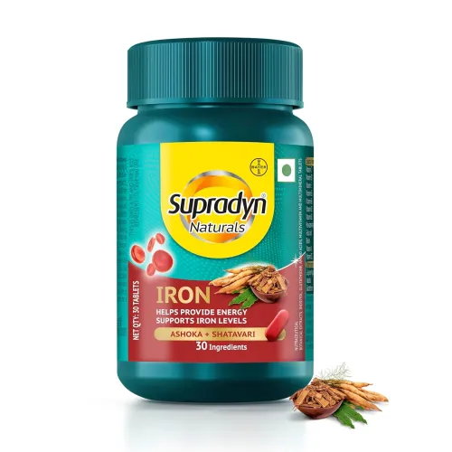 Image of Supradyn Naturals Iron Supplements (30 Tablets)