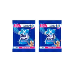 Surf Excel Easy Wash Detergent Powder 5 kg | Superfine Washing Powder | Dissolves Easily & Removes Tough Stains | Suitable for all Washing Machines (Pack of 2)