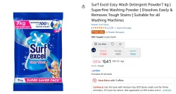 Surf Excel Easy Wash Detergent Powder7 kg