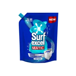 Surf Excel Matic Top Load Liquid Detergent 2 L Refill|| Specially designed to remove Tough Dried Stains, 1st time in Was