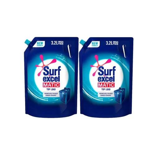 Image of Surf Excel Matic Top Load Liquid Detergent 3.2 L Refil(Pack of 2)
