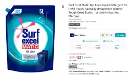 Surf Excel Matic Top Load Liquid Detergent 5L