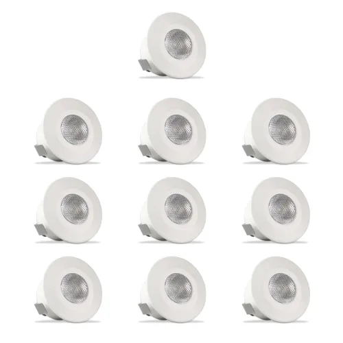 Image of Surya 2W red LED ceiling spotlight (10-pack)