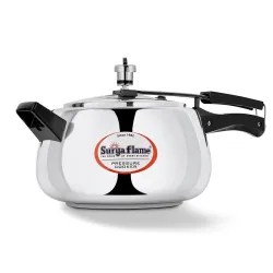 SURYA FLAME 5 LITRE STAINLESS STEEL PRESSURE COOKER INNER LID