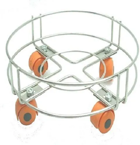 Image of Surya malwa Gas Cylinder Trolley (Silver)