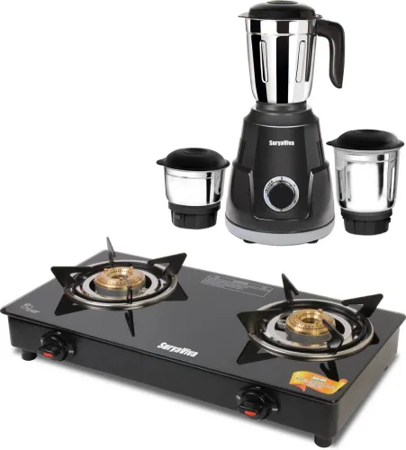 Image of Suryaviva Photon 2B Mixer Grinder & Gas Stove Combo