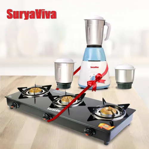 Image of SURYAVIVA Photon 3B Combo 500W Ronin mixer+Gas Stove 