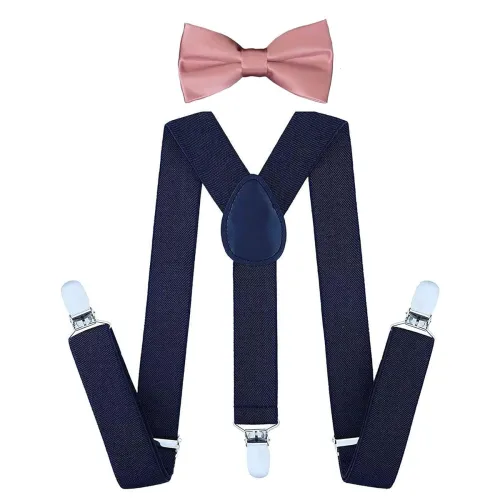 Image of Suspenders and Bow Tie Set Kids