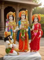 Suthars Ram Darbar Polyresin Idol