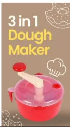 Suzec Plastic Atta Dough Maker with Beater 2-in-1
