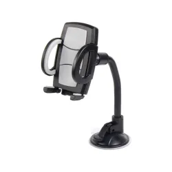 Suzec Gravity Car Phone Mount, Washable Strong Sticky Gel Pad with One-Touch Design Dashboard (Black)