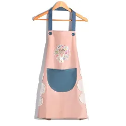 Suzec Kitchen Apron side Coral Velvet