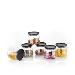 Suzec Matka Shaped Jar Set of 6