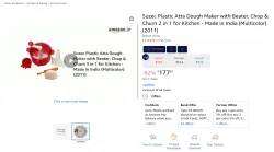 Suzec Plastic Atta Dough Maker