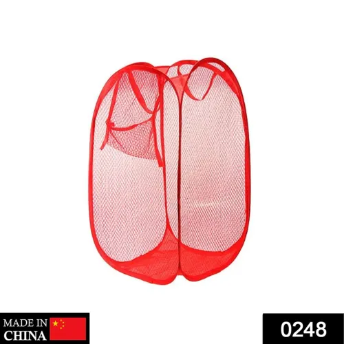 Image of SUZEC POLYESTER FOLDABLE COLLAPSIBLE LAUNDRY BASKET WITH HANDLE