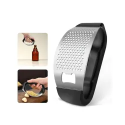 Suzec Stainless Steel Garlic Presser |Garlic Press Crusher for Kitchen |Garlic Crusher for Kitchen |Ginger Presser for K