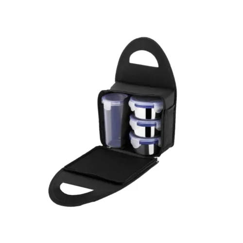 Image of Suzec Stainless Steel Airtight Lunch Box Set (4 Pcs)