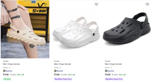 Image of Svaar Men’s Clogs upto 82% Discount