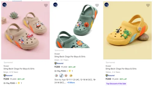 Image of Svaar Sandals for boys & girls at minimum 80% Discount