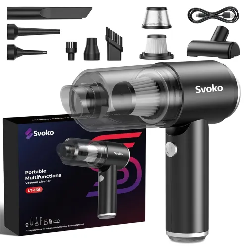 Image of Svoko 4-in-1 Portable Vacuum Cleaner for Car Use