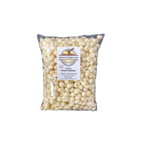 Image of SWAAD SAMVAAD Jumbo Handpicked Lotus Seeds/Fox Nuts Big Size Phool Makhana (100Gram)