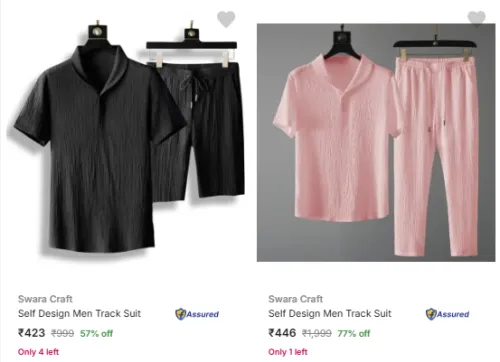 Image of Swara Craft Men's Tracksuits upto 77% Discount