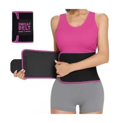 Sweat Belt | Adjustable Waist Trimmer for Belly Fat Reduction