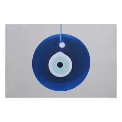 SWHF Anti-Skid Printed Floor Mat (Evil Eye, 60x40cm)