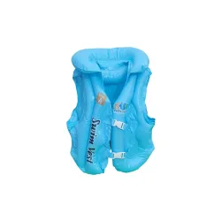 Swim Vest for Children Inflatable Pool Safety Vest with Buckles Ages 3-12 Years 