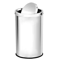 Swing Bin – 8 x 12 I Heavy-Duty Perforated Steel Waste Bin I Ideal for Home