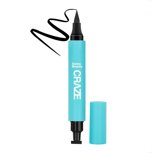 Image of SWISS BEAUTY Craze 2-N 1 Gel Semi-Matte Eyeliner