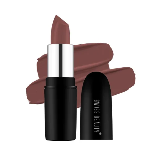 Image of Swiss Beauty Hazelnut Matte Lipstick