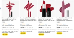 Swiss Beauty lip liner starting ₹ 62 