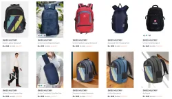 SWISS MILITARY Backpack starting @ ₹1349