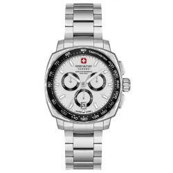 Swiss Military Hanowa Speedwell White Round Dial Swiss Made Chronograph Watch