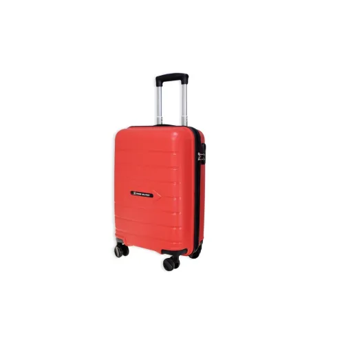 Image of SWISS MILITARY Polypropylene Dual Travel Pack Swirl 8 Wheels 55cm Trolley