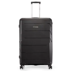 Swissbrand Matterhorn Range Black Color Hard Large Luggage