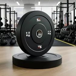 SX FITNESS (7.5kg x 2) Premium Rubber Weight Plates set 28mm Dia for Spare and Dumbbell set for Home and professional Gy