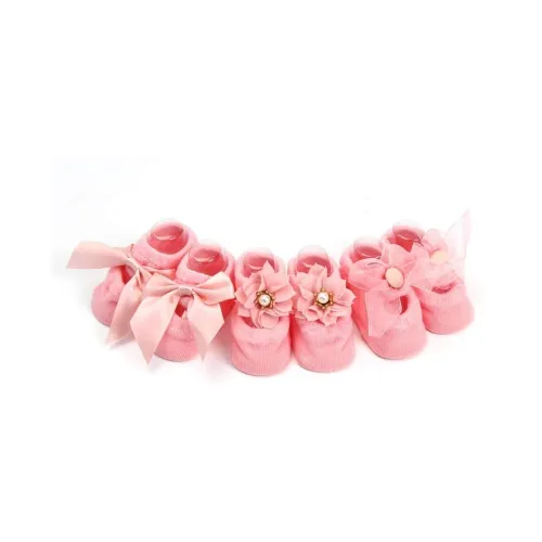 Image of SYGA NewBorn Baby's Socks (Pack Of 3) 