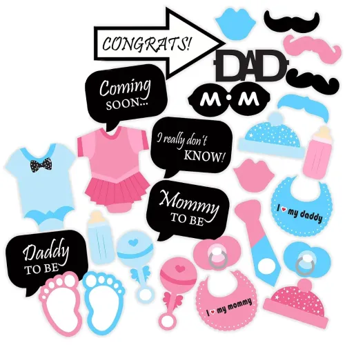 Image of SYGA Party Photo Booth Props (Set of 30)