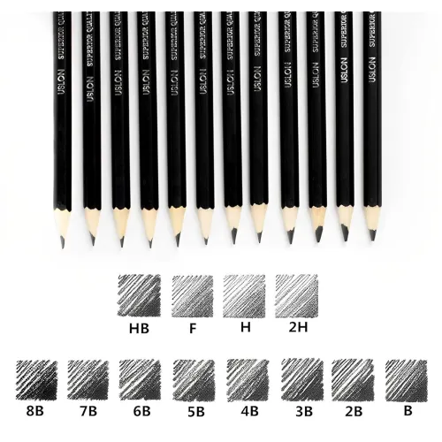Image of SYGA Professional Sketch Drawing Pencils Set