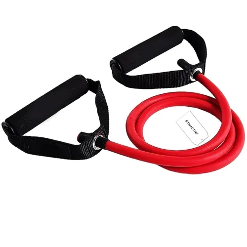 Image of Symactive Resistance Tube Set 15 kg with Handles & Door Anchor for Home Gym